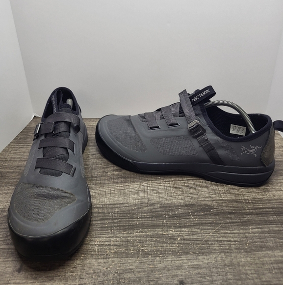 Arc’teryx Arakys Approach Vibram Trekking Outdoor Gray Shoes Mens Size 12 - Picture 1 of 10